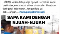 Tangkapan Layar Unggahan Video