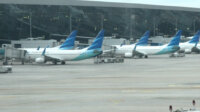 Pesawat Garuda Indonesia di Terminal 3