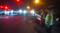 polsek padang hulu saat melakukan pengamanan di malam hari