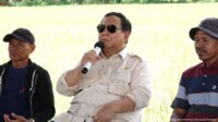 presiden prabowo subianto berdialog langsung dan virtual bersama para petani se Indonesia