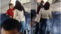 tangkapan layar anggota DPRD Sumut cekcok dengan pramugari wings air