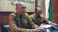 Wakil Ketua PN Sleman Agung Nugroho (kiri)